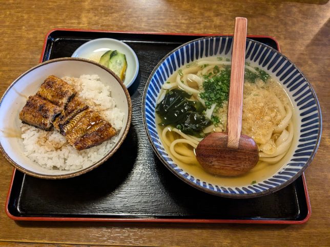 うなぎ丼セット　￥1,550