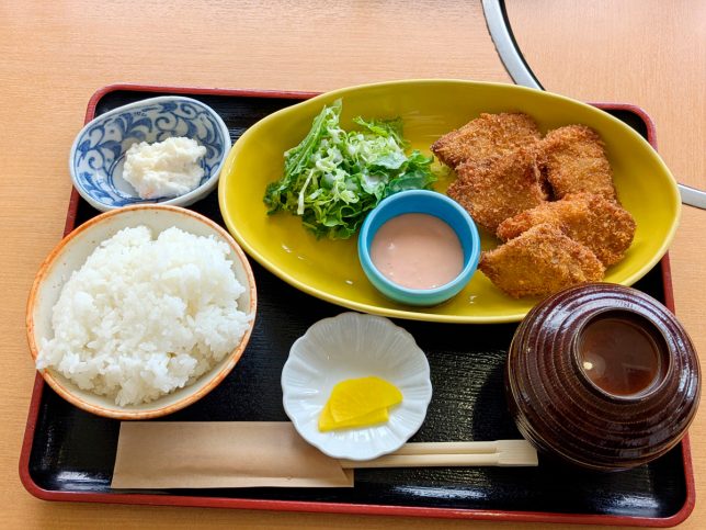 まぐろの竜田揚げ定食 ¥1,100