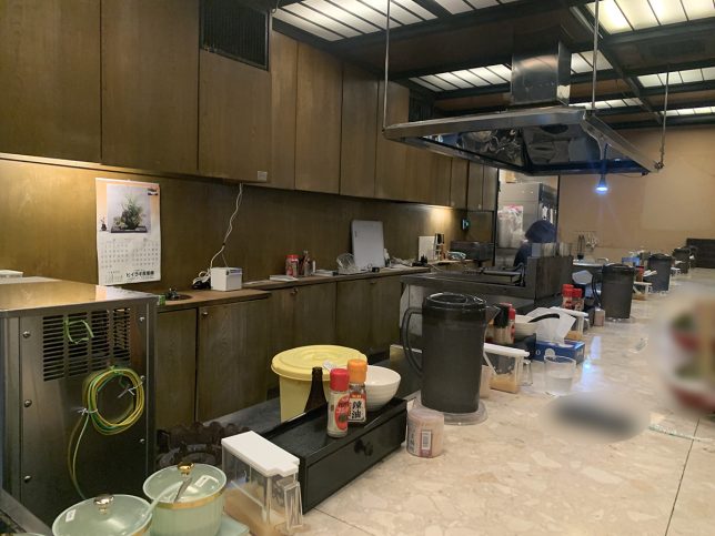 元祖佐伯ラーメン上海カウンター画像