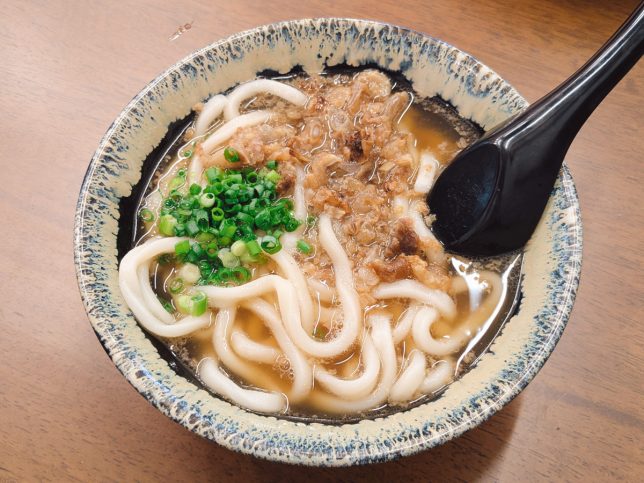 佐賀牛脂かすうどん ¥650