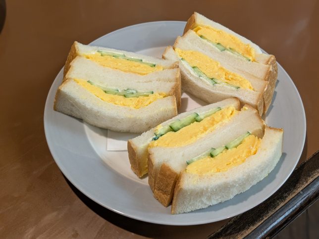たまごサンドセット ¥900(単品¥700)