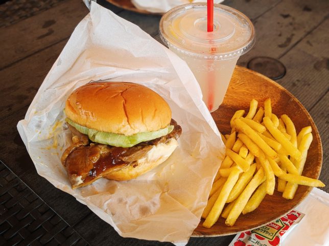 竹田バーガーセット ¥1,190